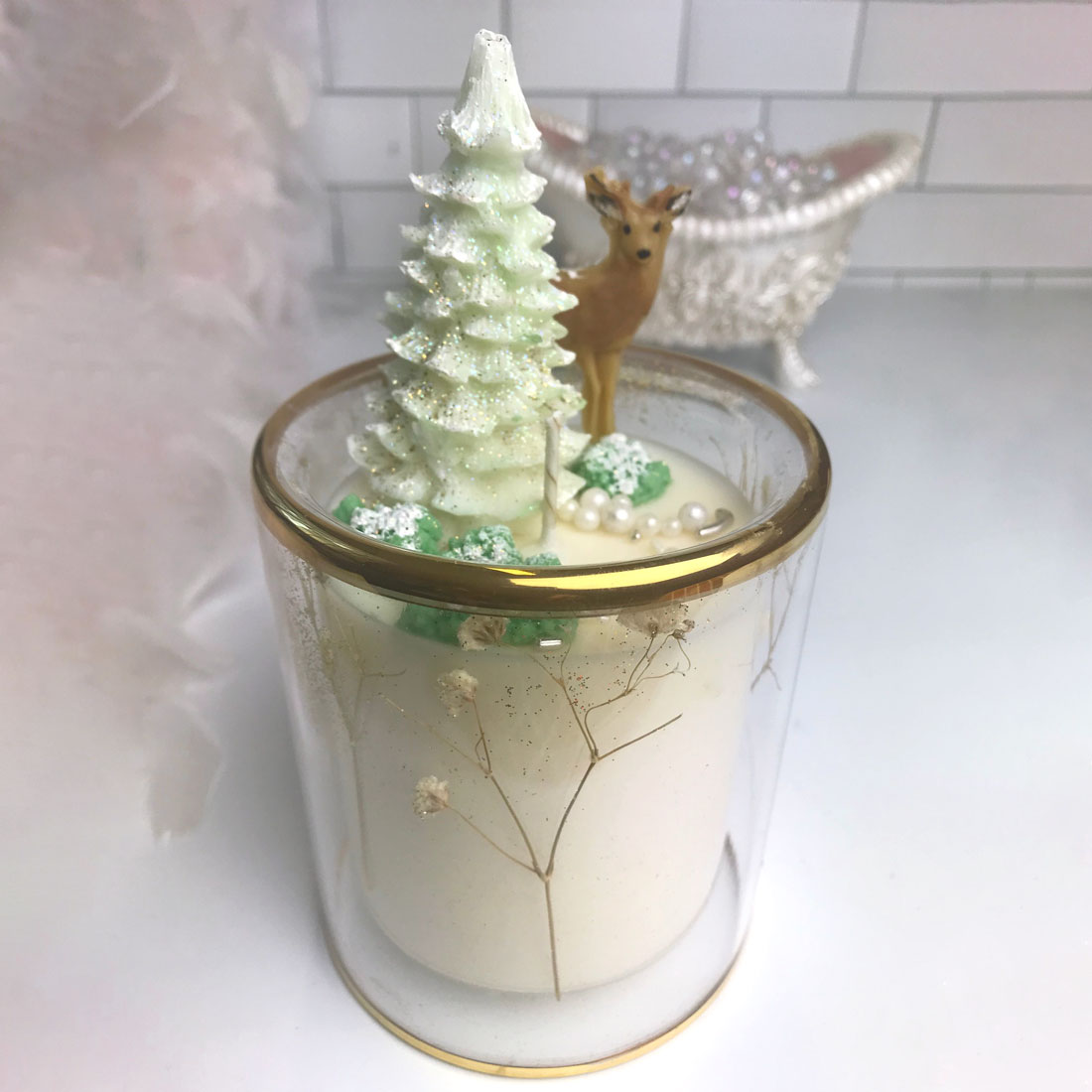 a walk in the woods candle
