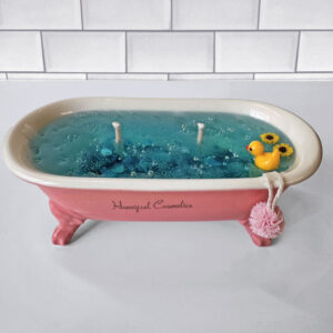 Take a bath with me bathtub candle