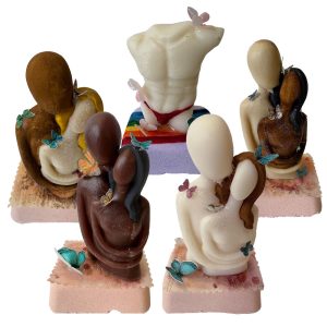 'You Give Me Butterflies' 2-n-1 bath bomb & soap topper