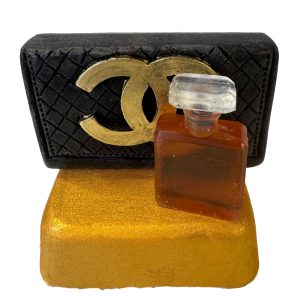 Faux Chanel Bath Bomb with soap topper