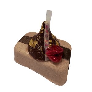 'Give Em A Chocolate Kiss' 2-n-1 bath bomb & soap topper