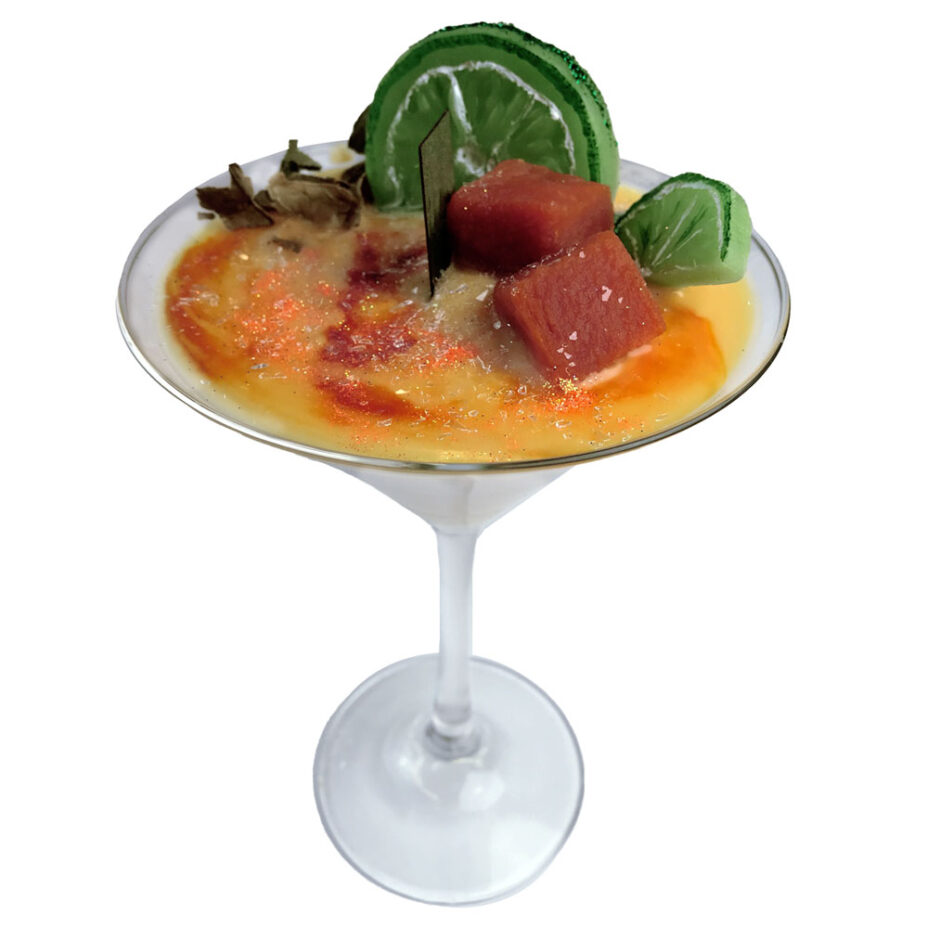 Mango martini candle