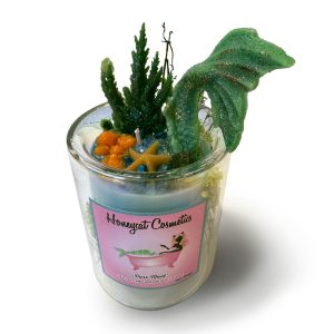 purrmaid mermaid candle